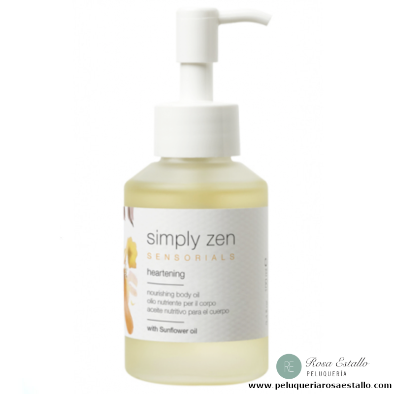 heartening body oil simply zen sensorials